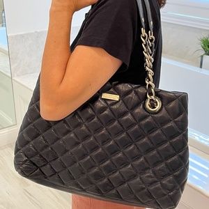 Kate Spade Gold Coast Maryanne Quilted Shopper in black